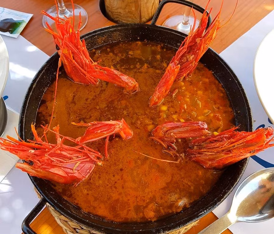 Arroz del chiringuito Feduchy, entre los mejores restaurantes de Conil