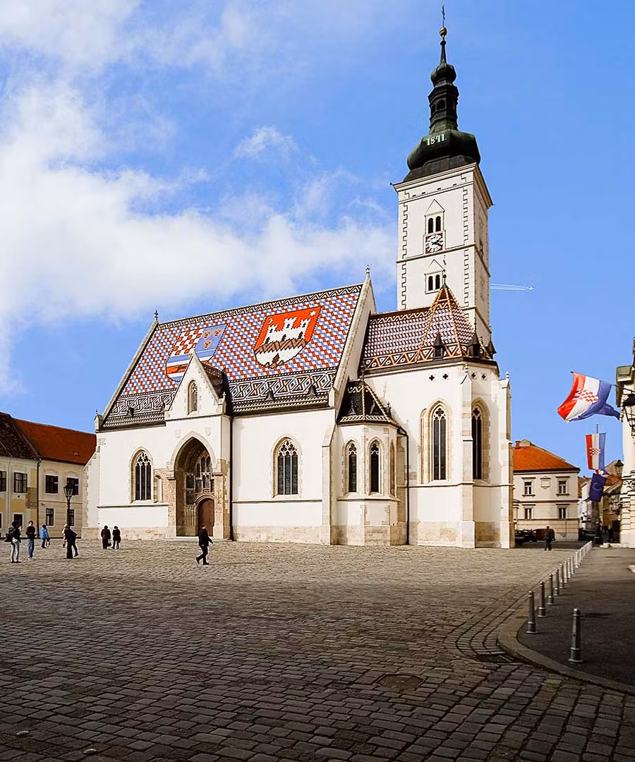 iglesia de san marcos en zagreb
