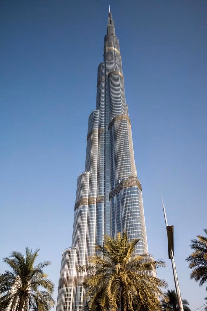 Burj Khalifa, el edificio más alto del mundo.