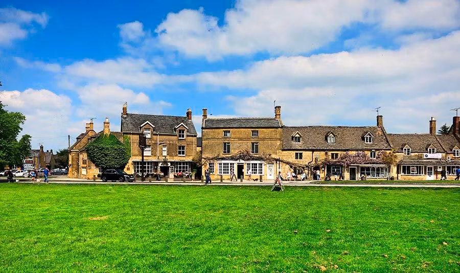 Casas típicas en Cotswolds