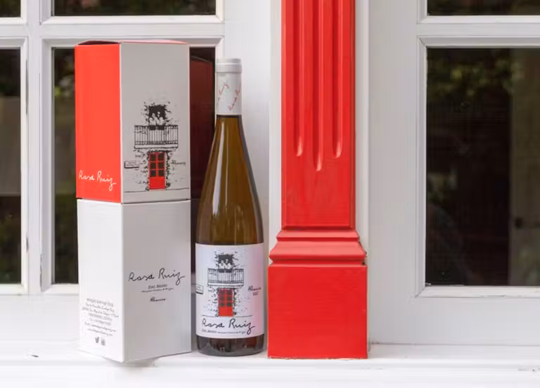 Botella de vino de Rosa Ruiz