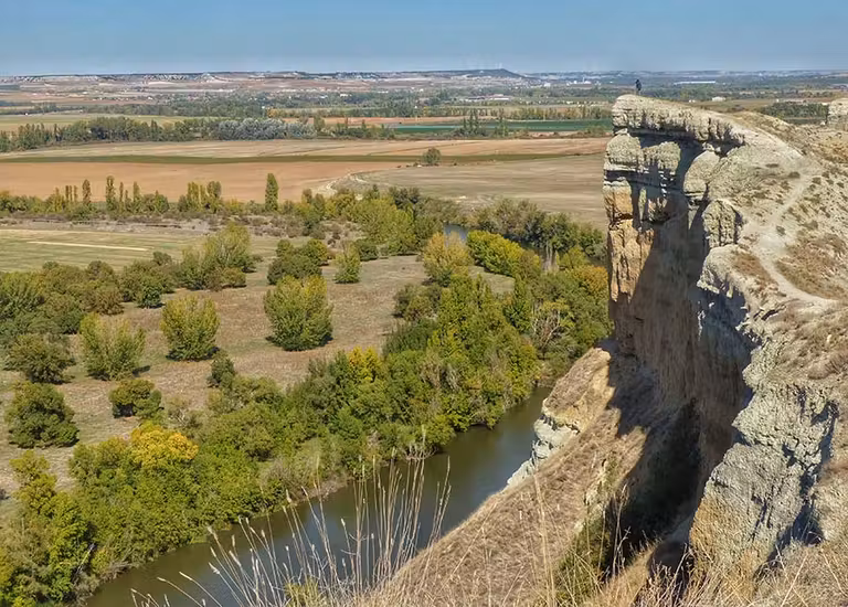 paisaje de los cortados del pisuerga
