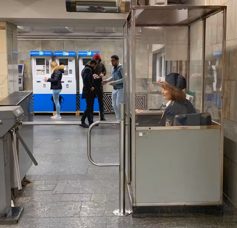 Metro de Kiev.