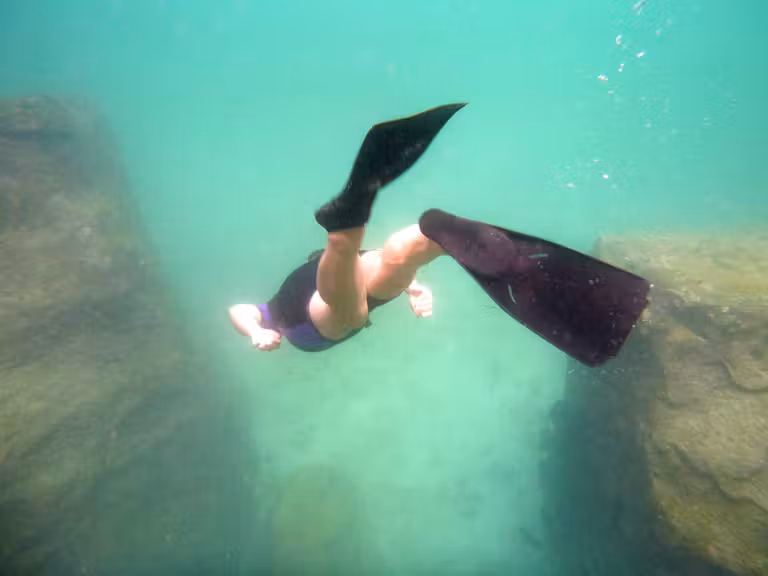 Snorkel en Galápagos.
