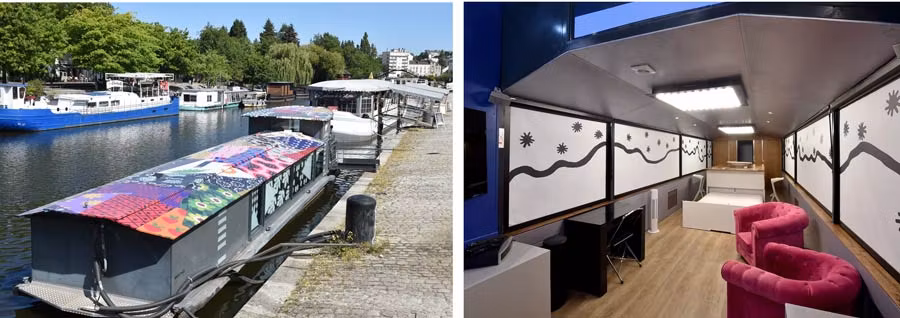 Barco hotel Amour - Péniche le D’Ô.