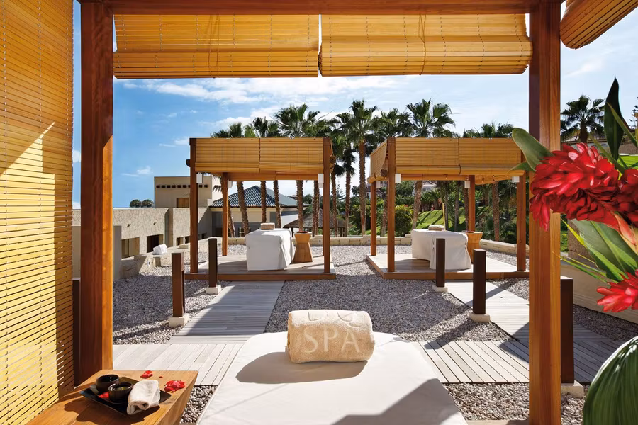 zona exterior del spa del bahía del Duque