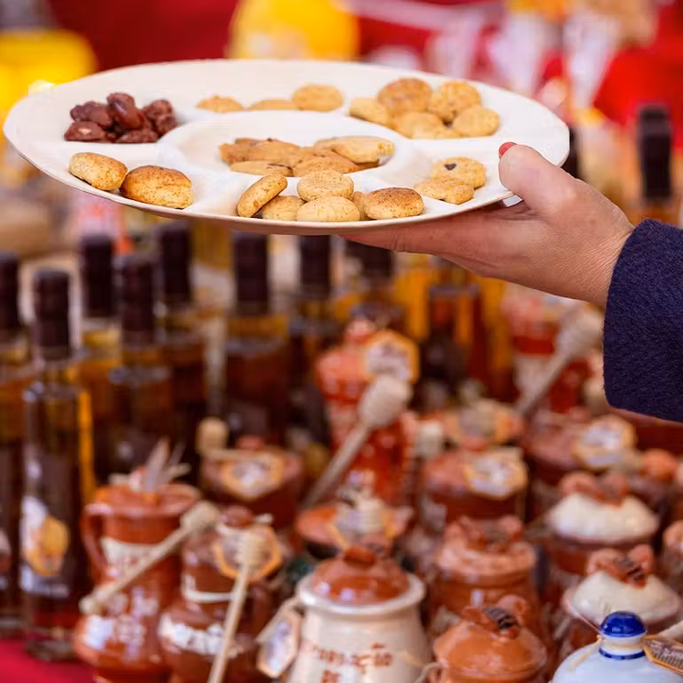 Mercadillo navideño de Oporto.