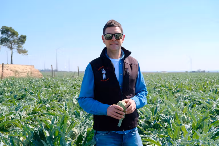 Guillermo Agorreta, presidente de la IGP Alcachofa de Tudela. © Susana García