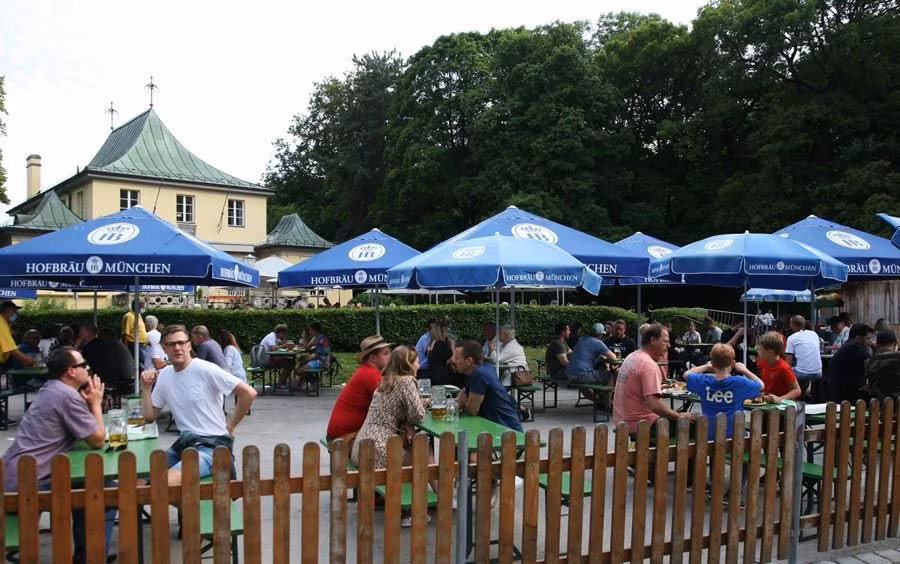 Beer Garden en el Jardín Ingles de Munich