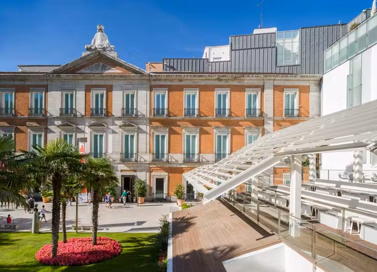 entrada al Museo Thyssen de Madrid