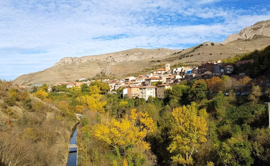 Pueblo de Anguiano, en La Rioja.