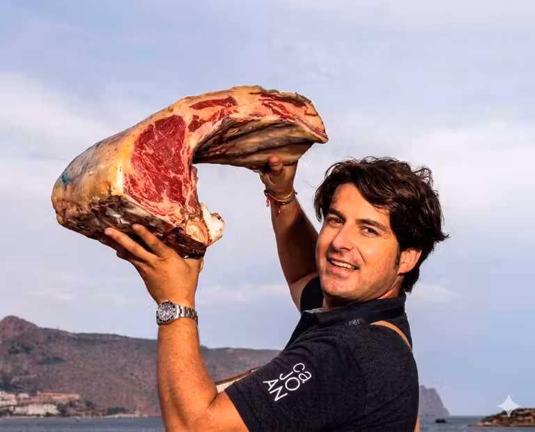 Chuletas de primera con Joan Abril en Ca Joan.