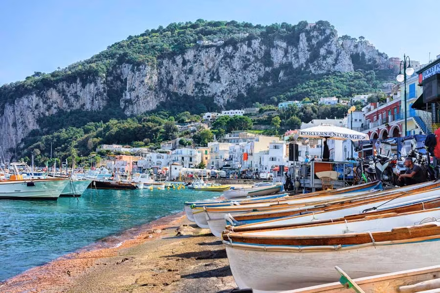 Marina Grande, en Capri.