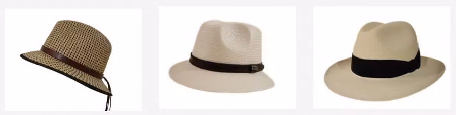 Modelos Panama en Sombrería Medrano.