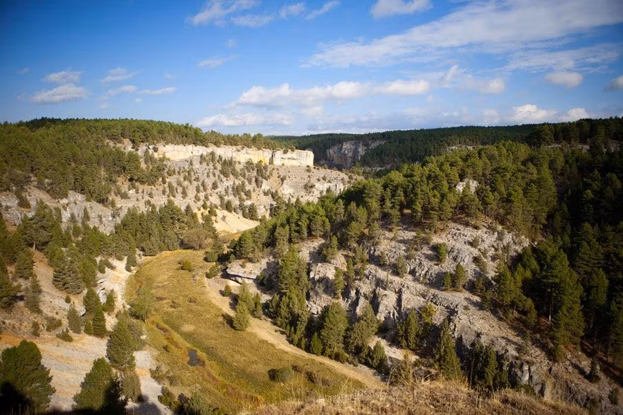El cañón del río Lobos en Soria.