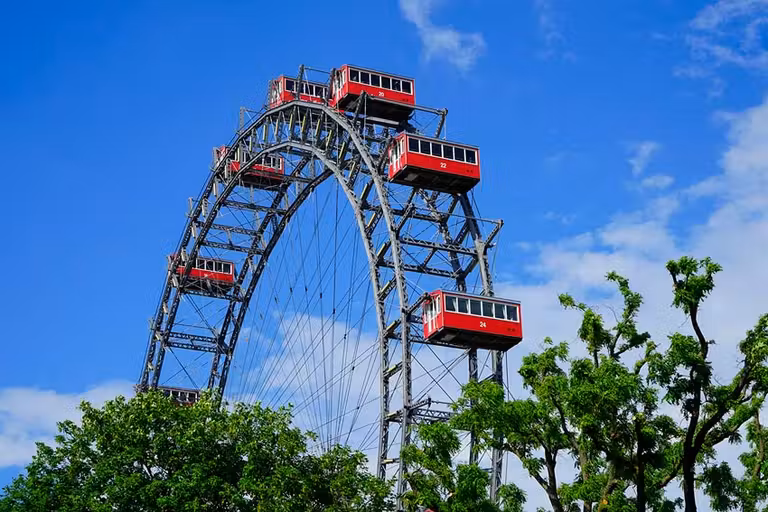 La noria gigante del Prater, vistas esenciales en un viaje a Viena con amigas