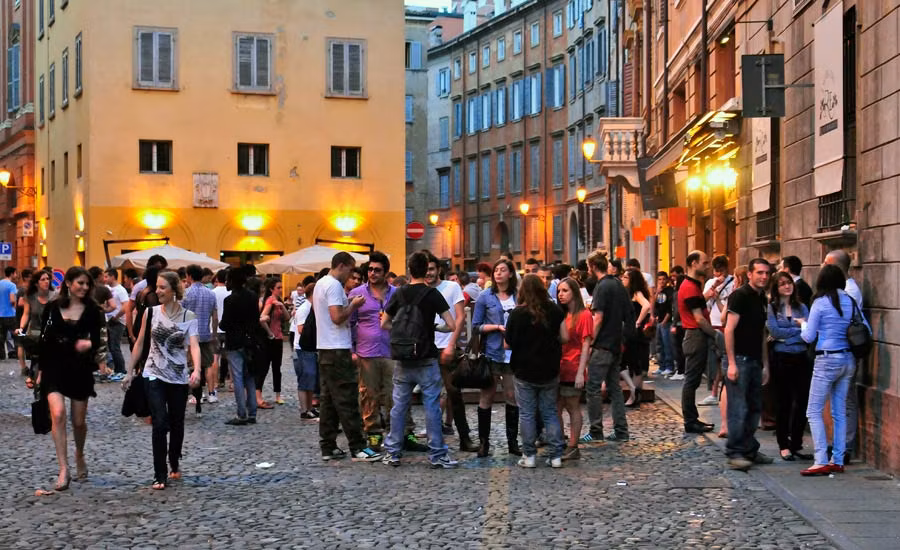 barrio la pomposa en Módena
