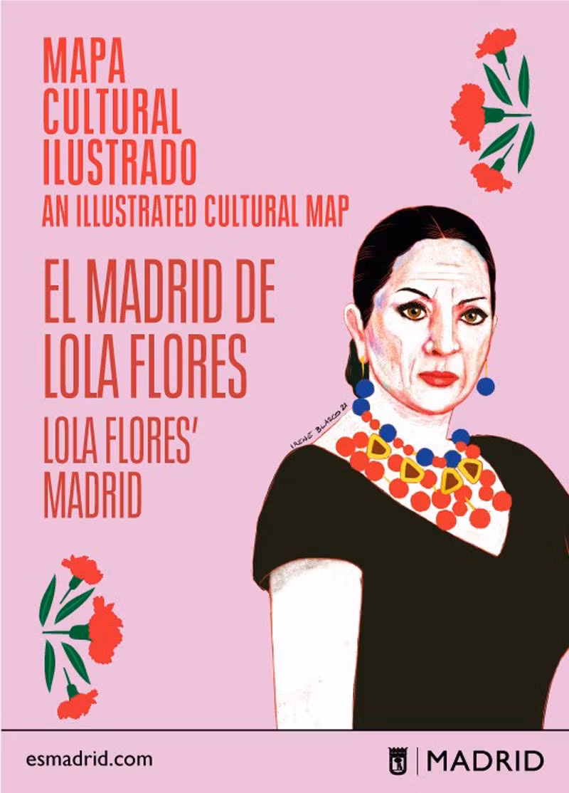 Cartel de la ruta de Lola Flores.