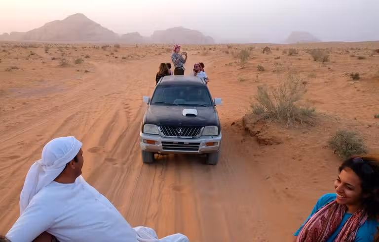 ruta todoterreno por Wadi Rum