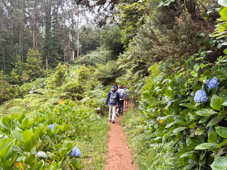 Senderismo en la levada do Rei. © Susana García