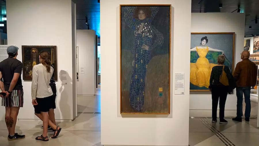 Gustav Klimt es uno de los artistas presentes en el Museo de Viena.