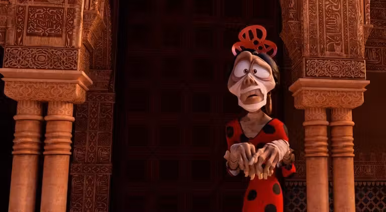 momia de tadeo jones en la alhambra