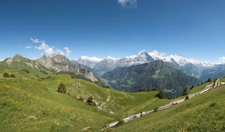 paisaje suizo del Oberland bernés
