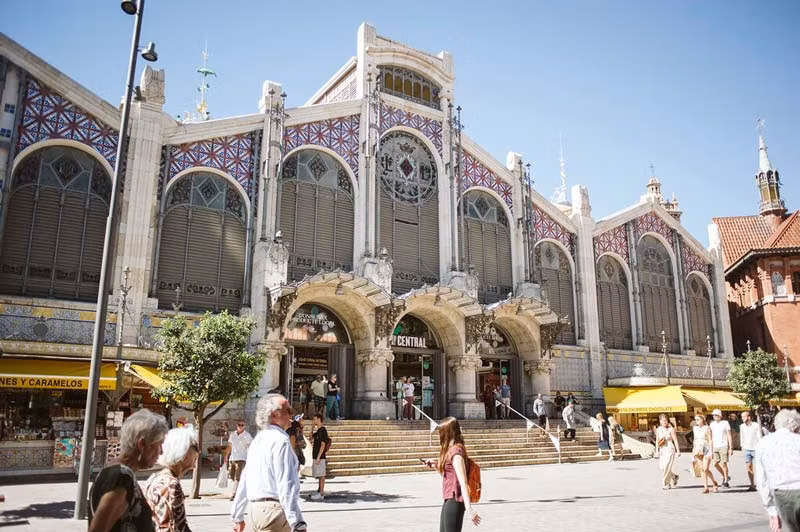 Entrada del Mercado Central.