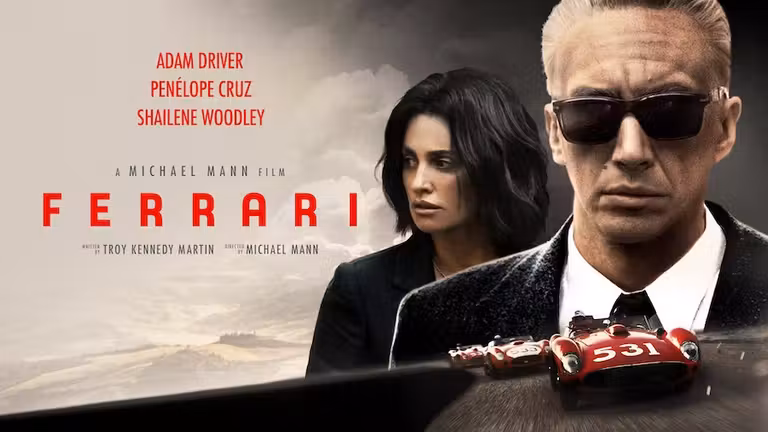 Cartel de la película Ferrari.