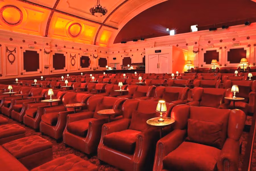 Sala de The Electric Cinema en Notting Hill