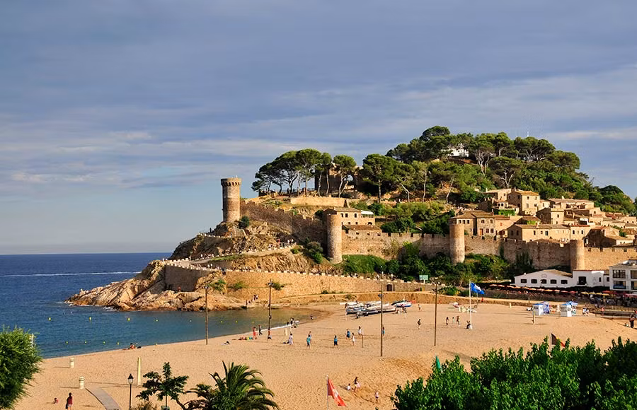 castillo, tossa de mar, costa brava