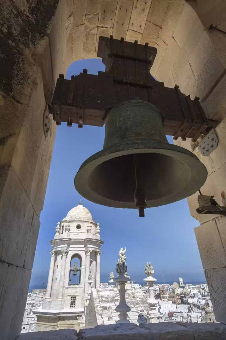 Vistas desde la torre de la Catedral de Cádiz.