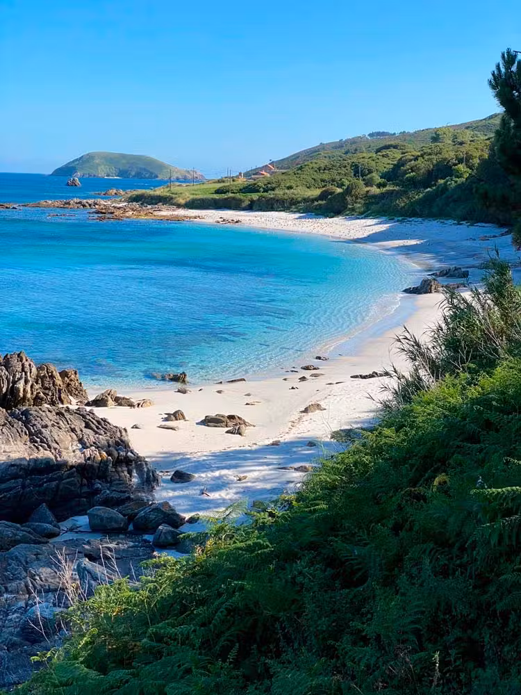 Playa de Area dos Cans, en la isla de Ons.