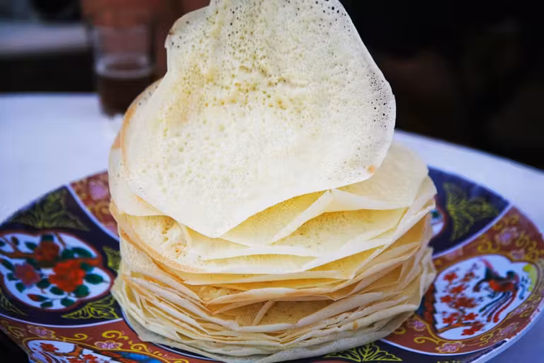 Crepes preparados para cuando termine el Ramadán