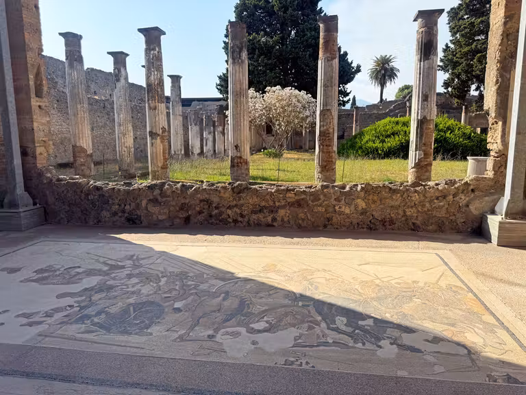 asa del Fauno en Pompeya.