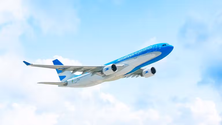 Avión de Aerolíneas Argentinas.