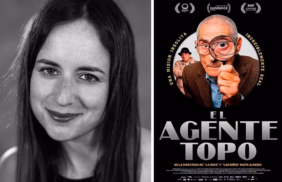 el agente topo en cine por mujeres