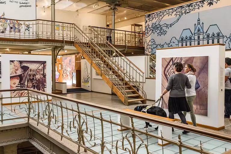 Salas del museo del Cómic de Bruselas