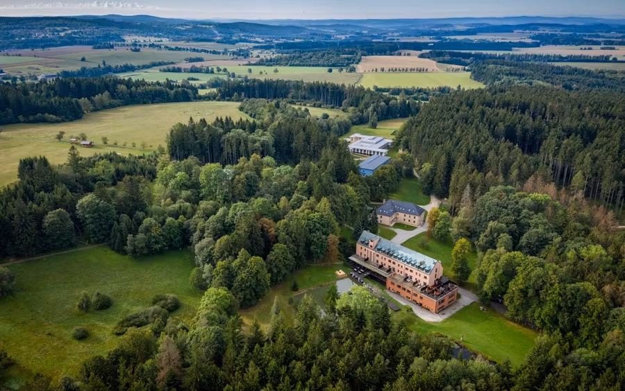 Vista aérea del Resort Svatá Kateřina.