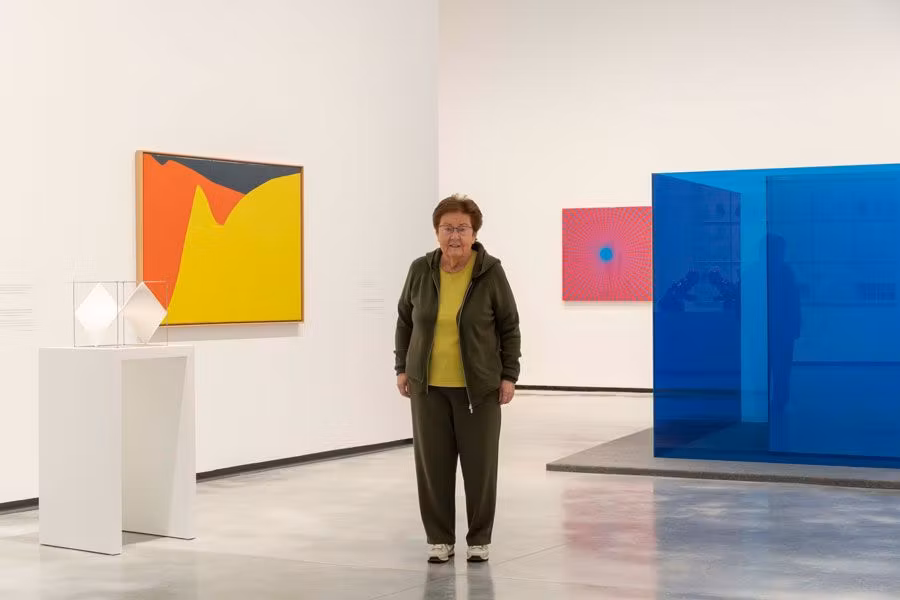 helga de alvear en su museo de caceres