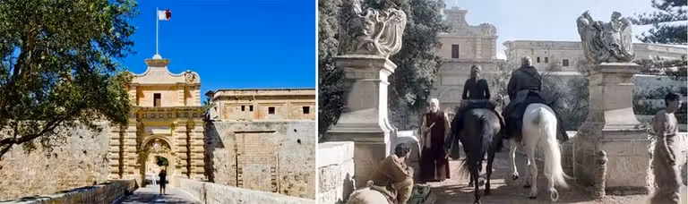 Rodaje de ‘Juego de tronos’ en Mdina (Malta).