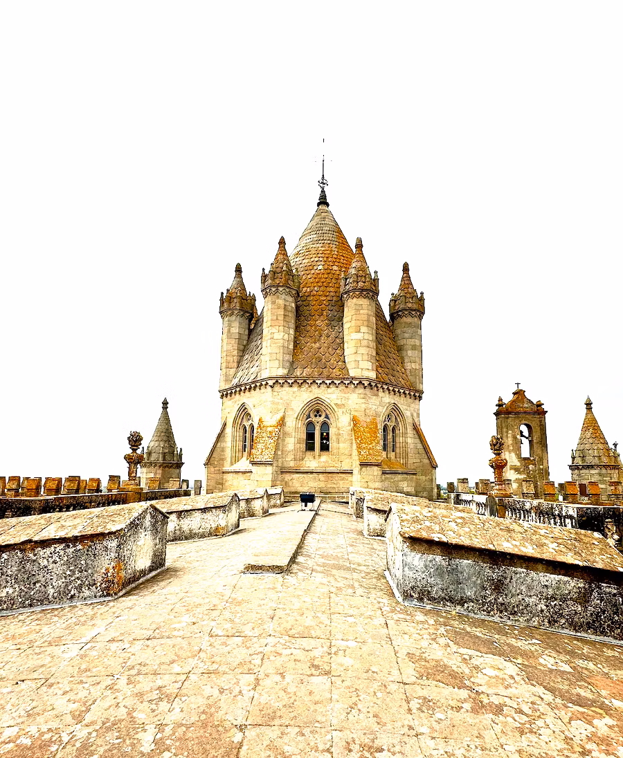 Cubiertas de la Catedral de Évora.