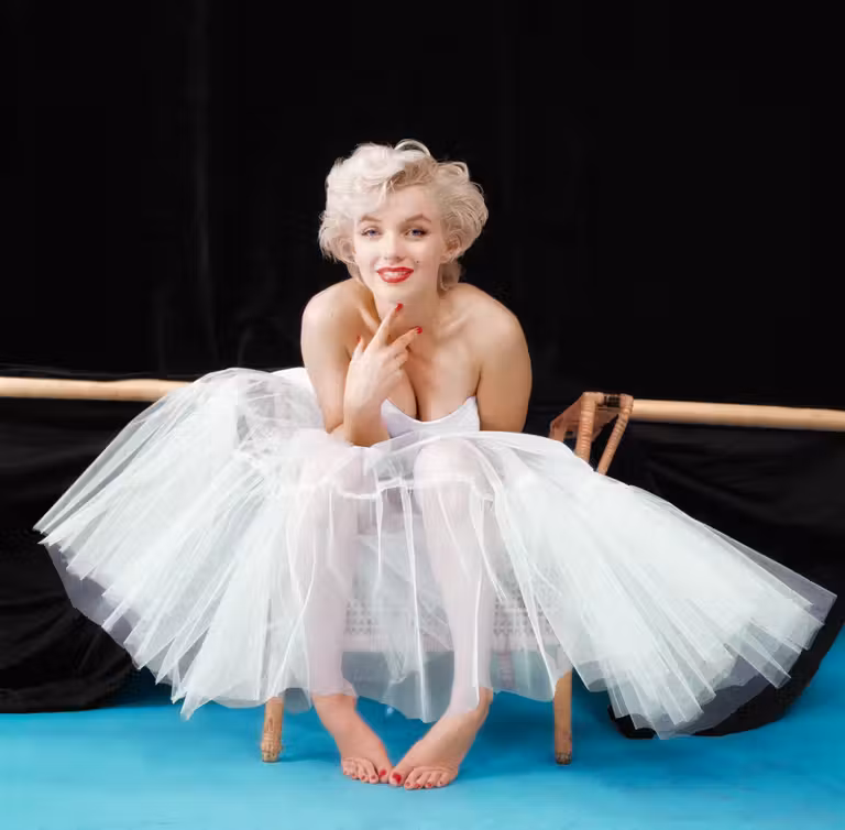 Marilyn Monroe, Ballerina, NY, 1954 archivos Milton H Greene