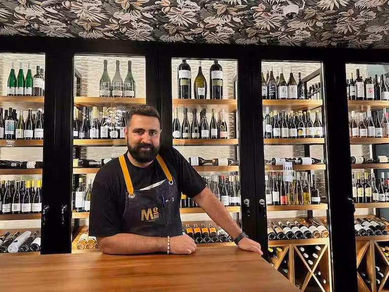 Sala de cata de La Mejillonera, en Medina del Campo.