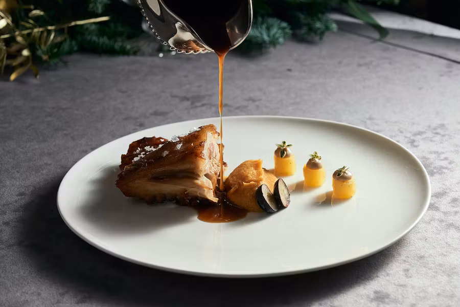 Cochinllo, menú navideño del hotel Orfila