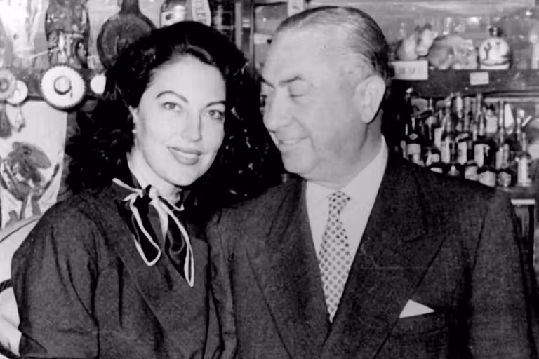 Ava Gardner y Perico Chicote