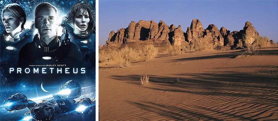 pelicula prometeo rodaje en jordania