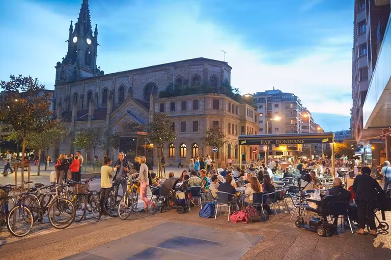 terraza en el barrio de Gros