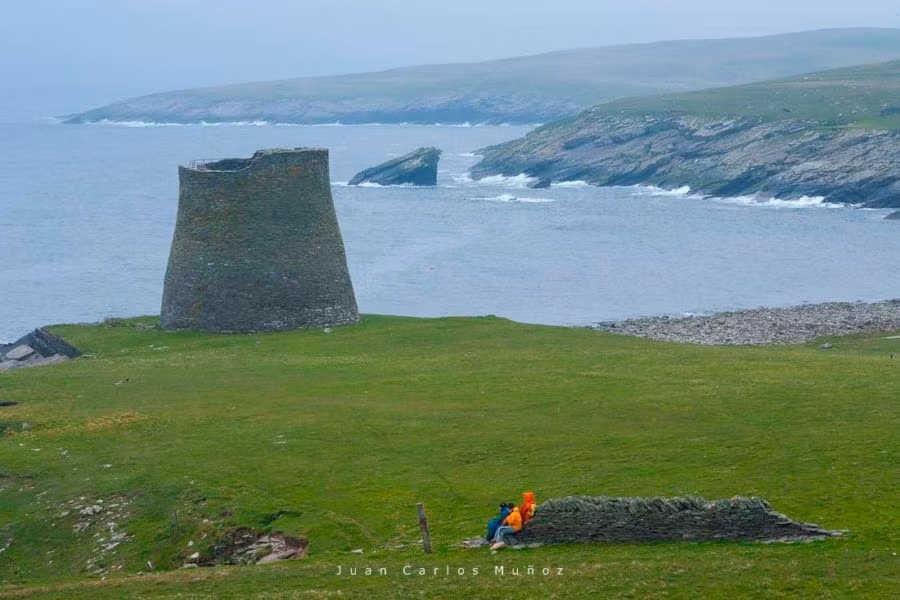 Paisaje en las islas Shetland
