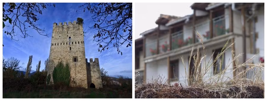 La Torre de los Velasco y un detalle de Espinosa de los Monteros.